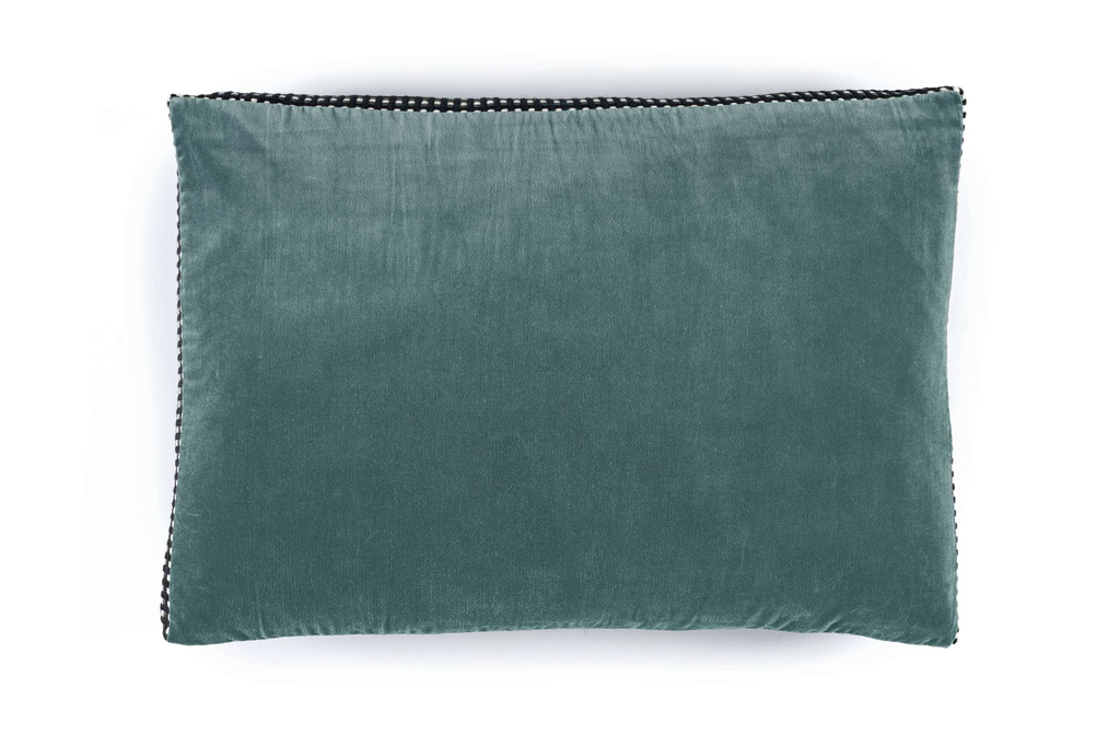 Brand Kussen Élitis Athena Velours Eucalyptus | 50 x 70 cm