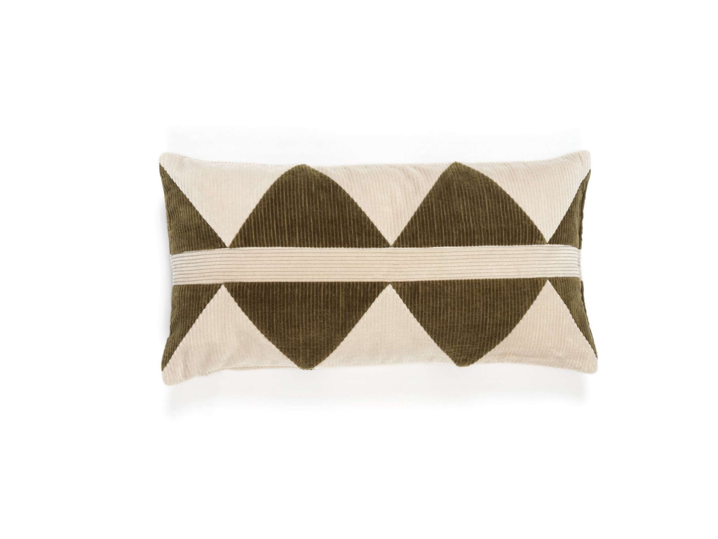 Kussen Élitis Minos Army Corduroy Patchwork | 25 x 50 cm  (kopie)