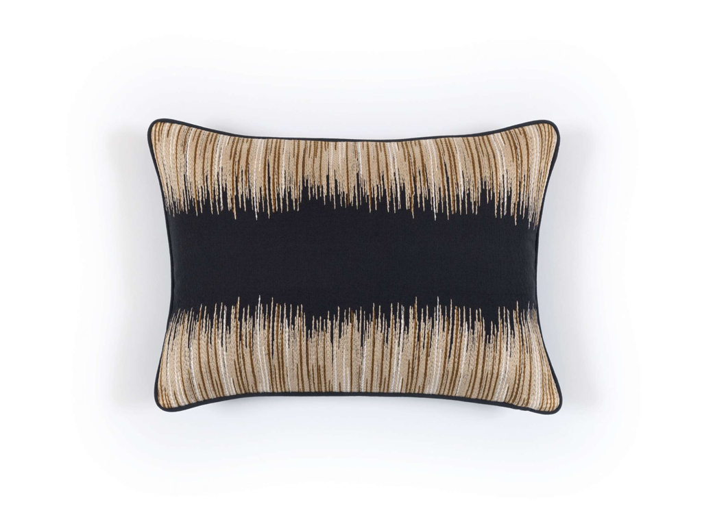 Kussen Élitis Basile Minuit Geborduurd Katoen | 40 x 55 cm