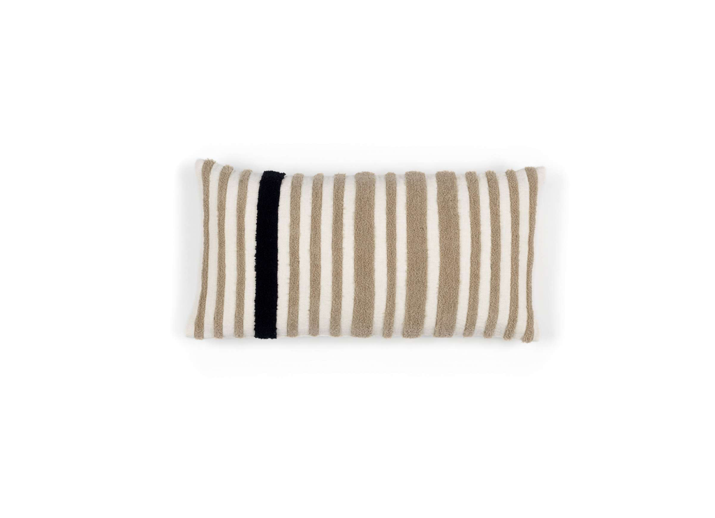 Kussen Élitis Monterrey Réglisse | 25 x 50 cm