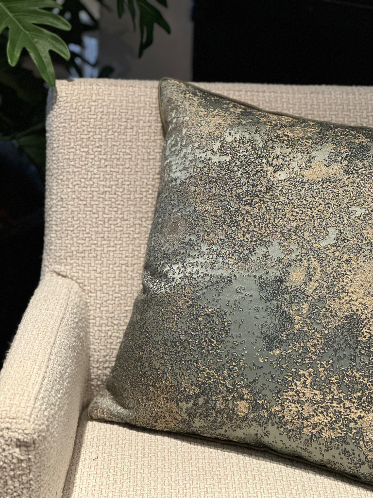 Studio Kussen Lelievre Goud Groen | 50x50cm