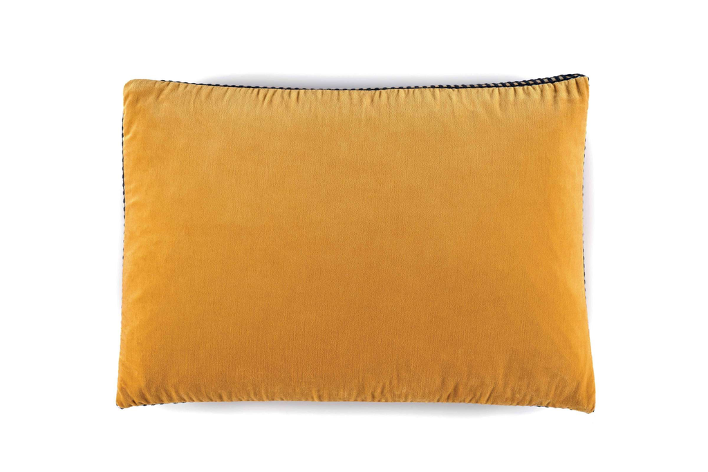 Kussen Élitis Athena Velours Bouton d'Or | 50 x 70 cm