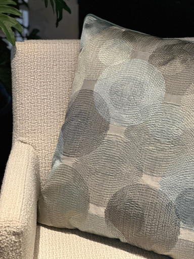 Studio Kussen Harlequin Zilvergroen  | 60x60cm