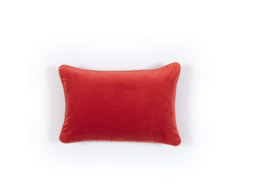 Brand Kussen Élitis Olympe Papaye Effen Velours | 30 x 45 cm