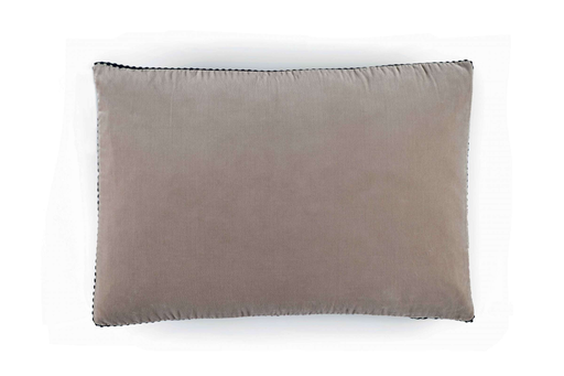 Kussen Élitis Athena Velours Farine Complète | 50 x 70 cm
