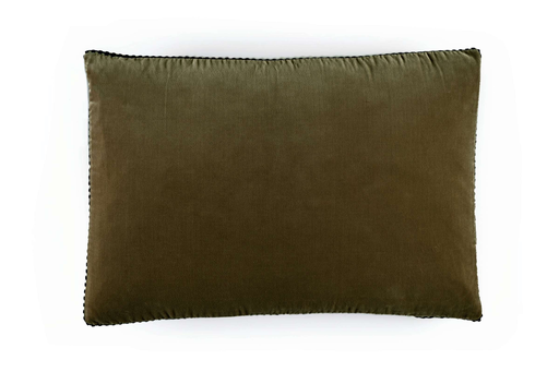 Kussen Élitis Athena Velours Army | 50 x 70 cm