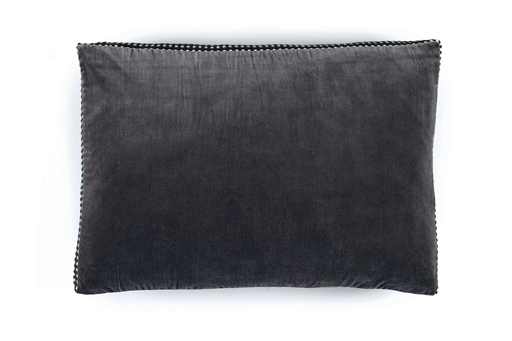 Kussen Élitis Athena Velours Goudron | 50 x 70 cm
